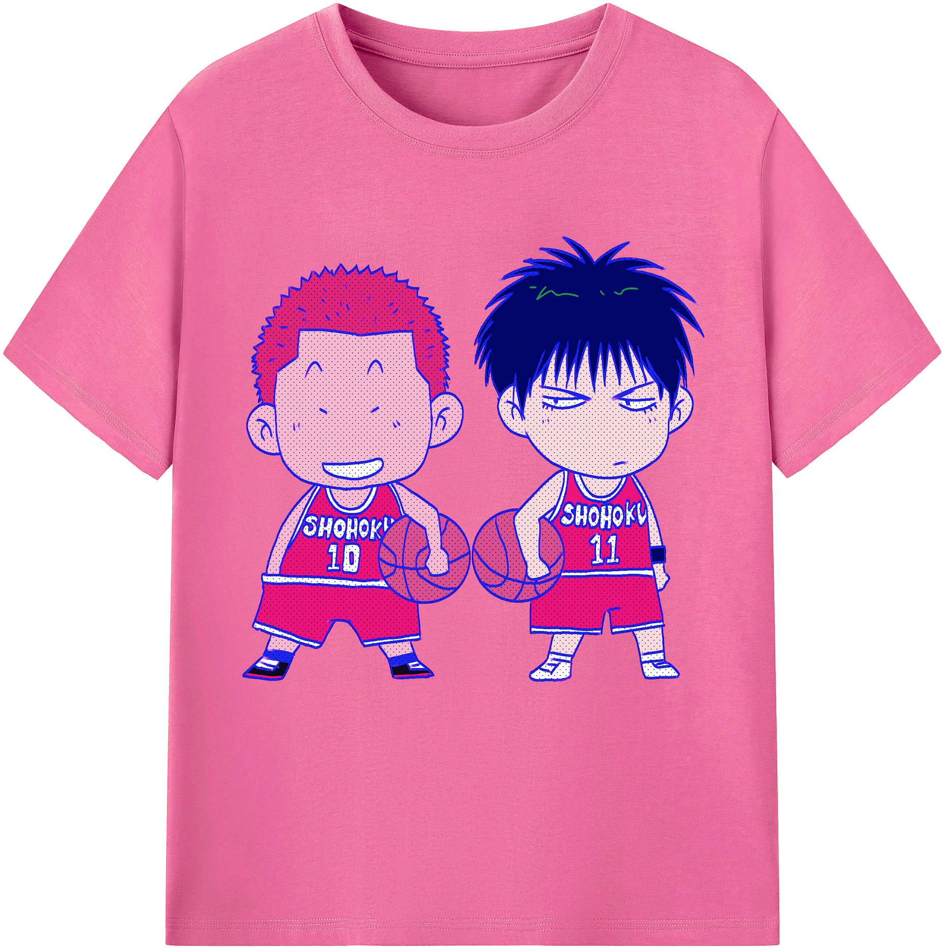 （画像用） SLAM DUNK／スラムダンク レディースカジュアルプリントTシャツ（綿100％）